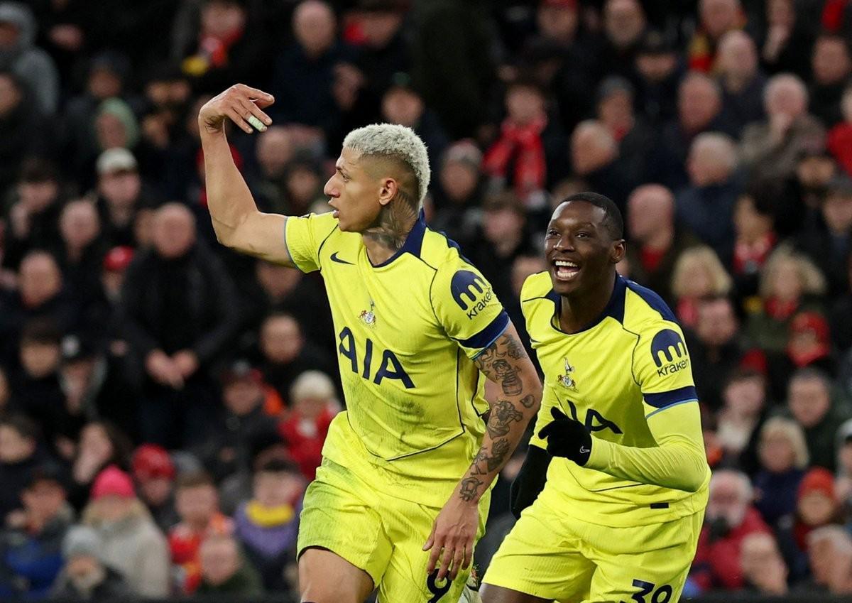 开云体育官方网站登陆-里沙利松英超客战利物浦已打入5球，仅次于安迪-科尔